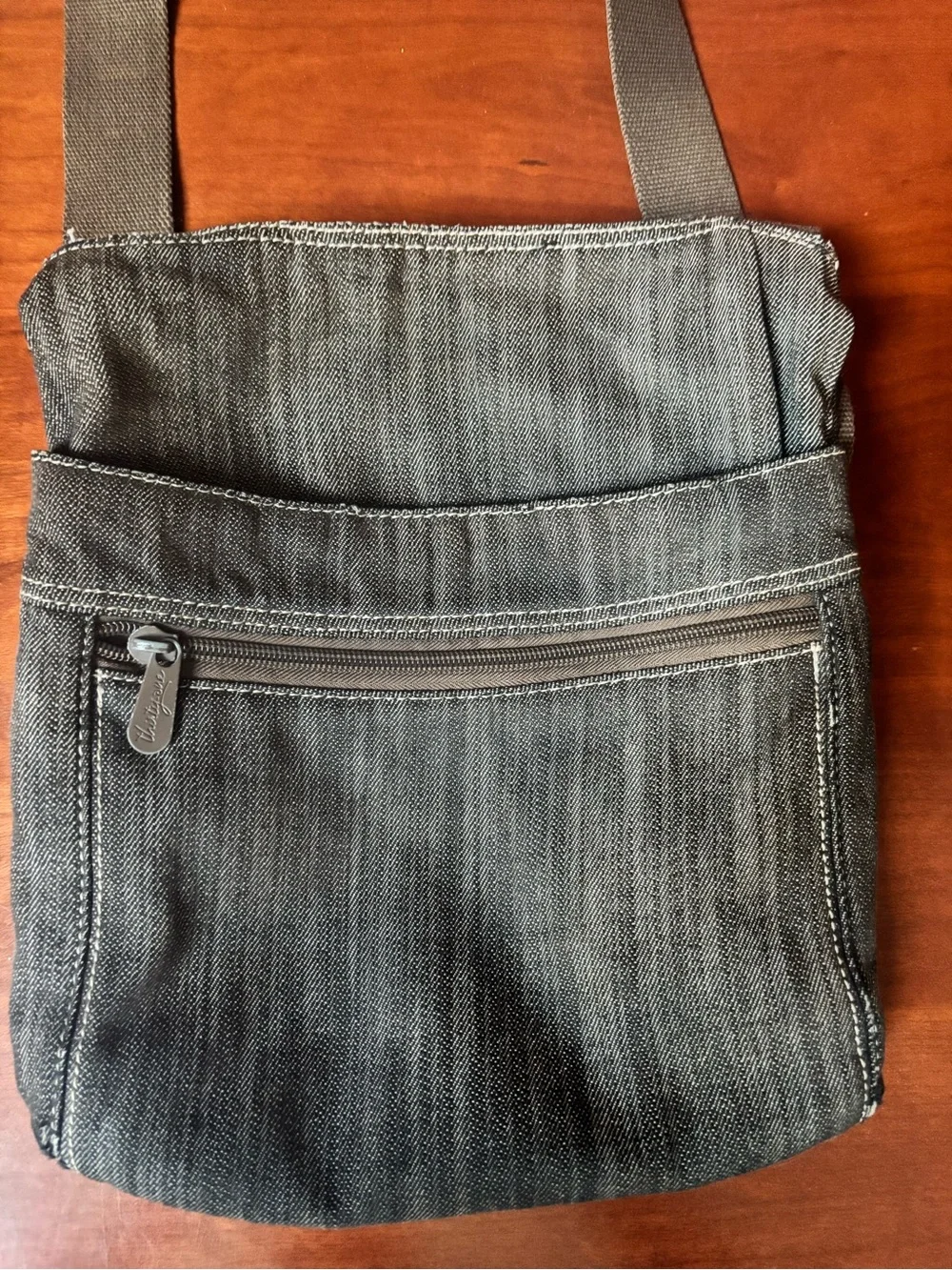 thirty-one Dark Brown Men's Messenger Crossbody Bag